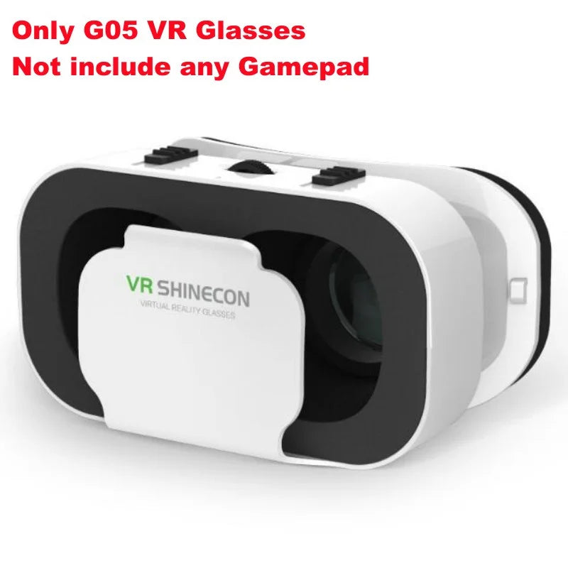 G05 MINI VR Glasses IMAX 3D Movies Virtual Reality Glasses Google Cardboard Box VR Helmet for 4.5-6" Phone,Support Game Joystick - Chic Cart