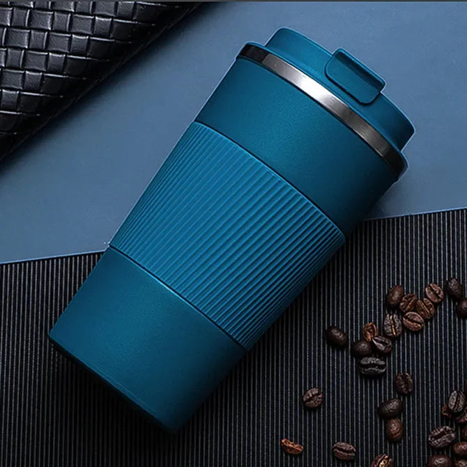 Stainless Steel Coffee Cup 1pc Outdoor Double Layer Vacuum Portable Insulation Cup Leak-Proof Non-Slip Car Vacuum FlaskVIE LENTE - Chic Cart