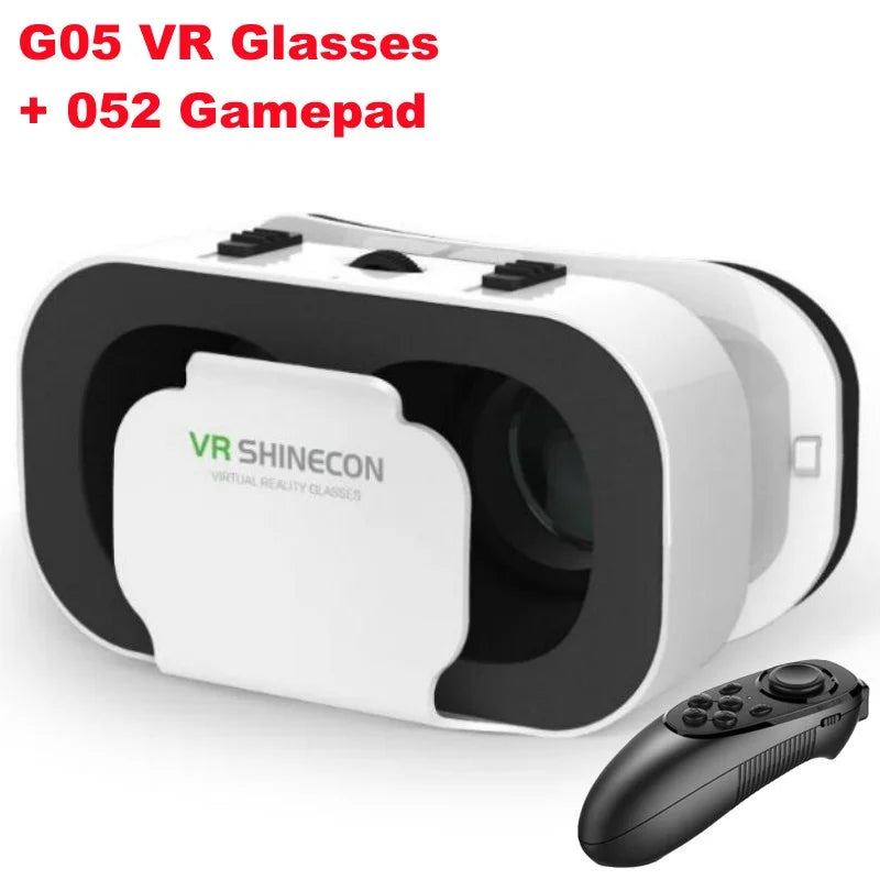 G05 MINI VR Glasses IMAX 3D Movies Virtual Reality Glasses Google Cardboard Box VR Helmet for 4.5-6" Phone,Support Game Joystick - Chic Cart