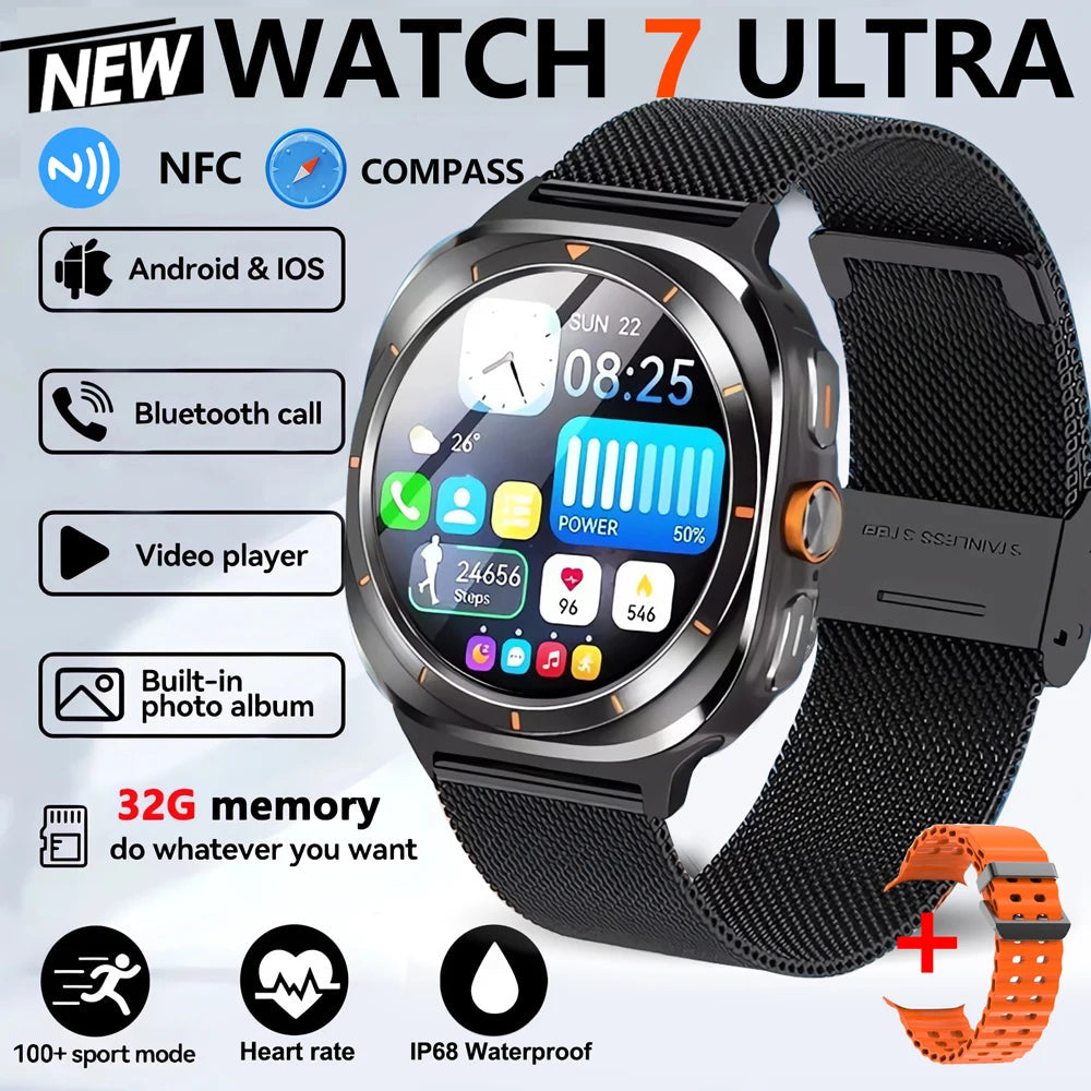 2025 New Smart Watch 32GB Memory Video NFC 1.5Inch AMOLED Screen Sport Fitness Tracker Smart Watch 2024 For Galaxy Watch 7 Ultra Chic Cart Online Shopping Affordable Prices Gaming Monitors Australia Graphic Cards for Sale Clothing and Shoes OnlineKitchen Accessories StorePet Supplies AustraliaPhone Accessories OnlineElectric ScootersVR Headsets for GamingWatches Online StoreSecure PaymentsInternational ShippingAustralian Online StoreShop Electronics and Fashion