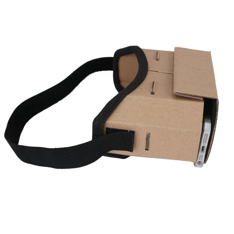 DIY Portable Virtual Reality Glasses for Google Cardboard 3D Glasses 25mm lens VR glasses For SmartPhones For Iphone X 7 8 VR - Chic Cart