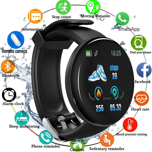 D18 Smartwatch Circular Color Screen With Multiple Sport Modes Call Information Reminder Photo Taking Music Smart Bracelet Watch Chic Cart Online Shopping Affordable Prices Gaming Monitors Australia Graphic Cards for Sale Clothing and Shoes OnlineKitchen Accessories StorePet Supplies AustraliaPhone Accessories OnlineElectric ScootersVR Headsets for GamingWatches Online StoreSecure PaymentsInternational ShippingAustralian Online StoreShop Electronics and Fashion