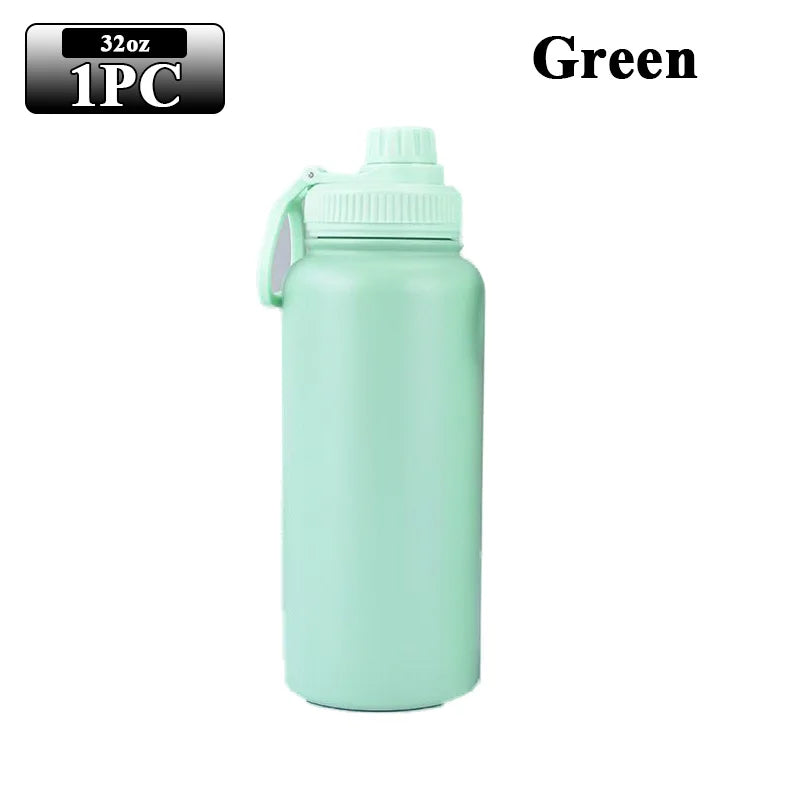 32oz Sports water bottleStainless Steel Pure Titanium Vacuum Portable Leakproof Insulated Water Cup - Chic Cart