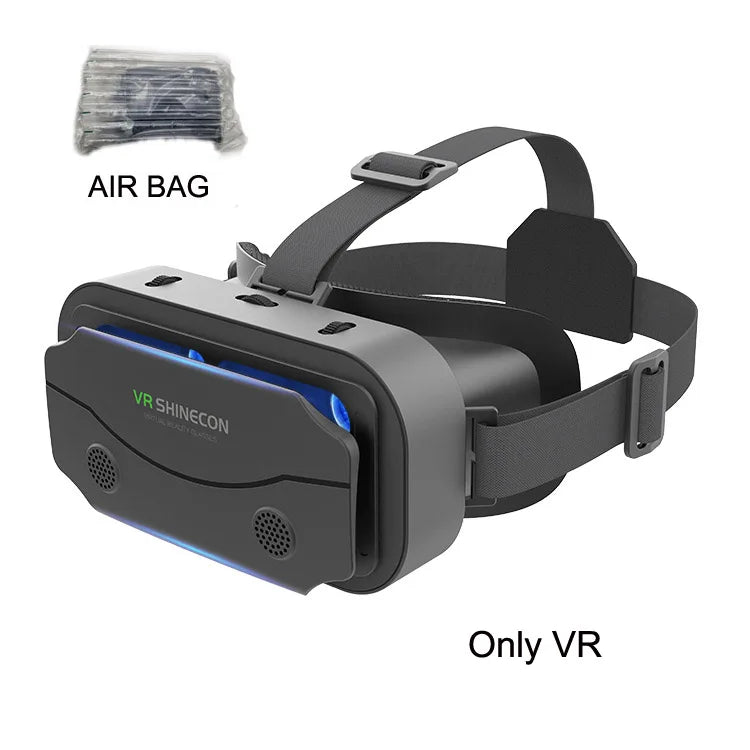 SHINECON 3D Helmet VR Glasses 3D Glasses Virtual Reality Glasses VR Headset For Google cardboard 5-7' Mobile with original box - Chic Cart