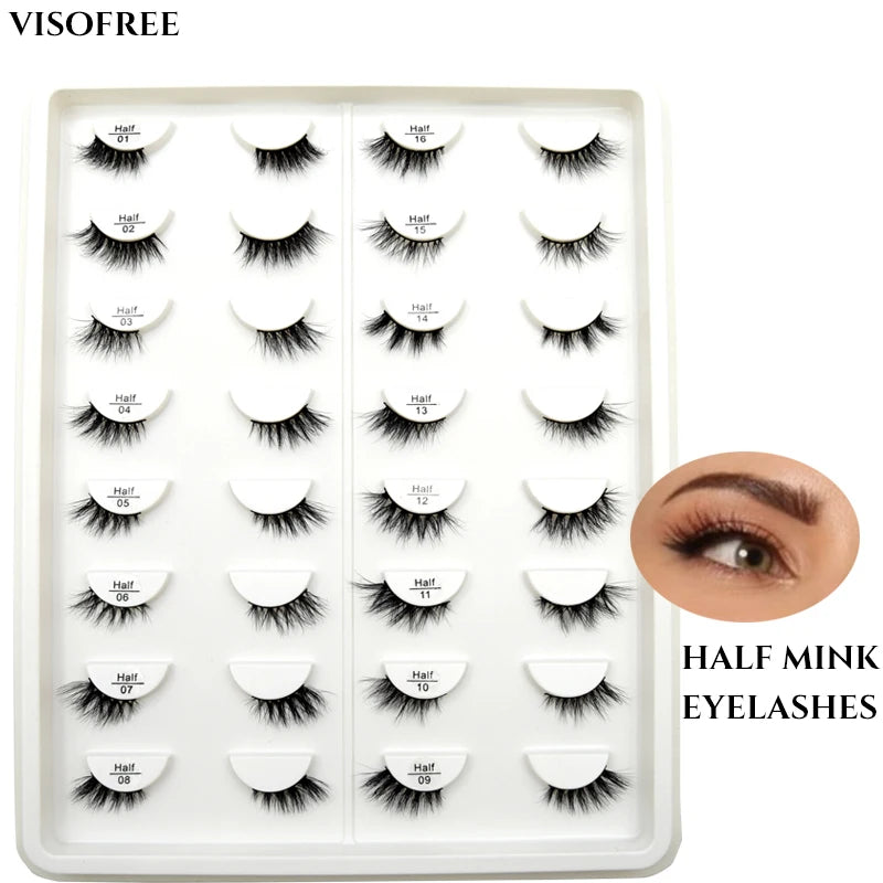 Visofree Half Mink Lashes Make Up False Eyelashes Hand Up Natural Long Mink Lashes Cruelty Free Crisscross Mink Fake Eyelashes Chic Cart Online Shopping Affordable Prices Gaming Monitors Australia Graphic Cards for Sale Clothing and Shoes OnlineKitchen Accessories StorePet Supplies AustraliaPhone Accessories OnlineElectric ScootersVR Headsets for GamingWatches Online StoreSecure PaymentsInternational ShippingAustralian Online StoreShop Electronics and Fashion