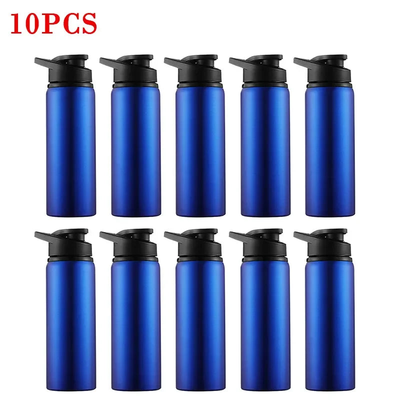 15PCS Stainless Steel Water Bottle Bicycle Riding Drinking Water Bottle Outdoor Sport Travel Mug Metal Stainless Steel Bottle - Chic Cart