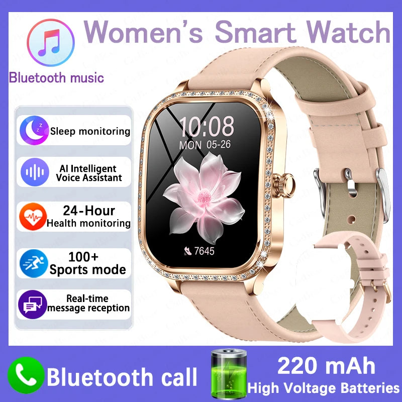 New For HUAWEI FIT3 Smart Watch Women 1.75" HD Display Heart Rate Sport Fitness IP68 Waterproof BT Call Smartwatch For Lady Gift - Chic Cart