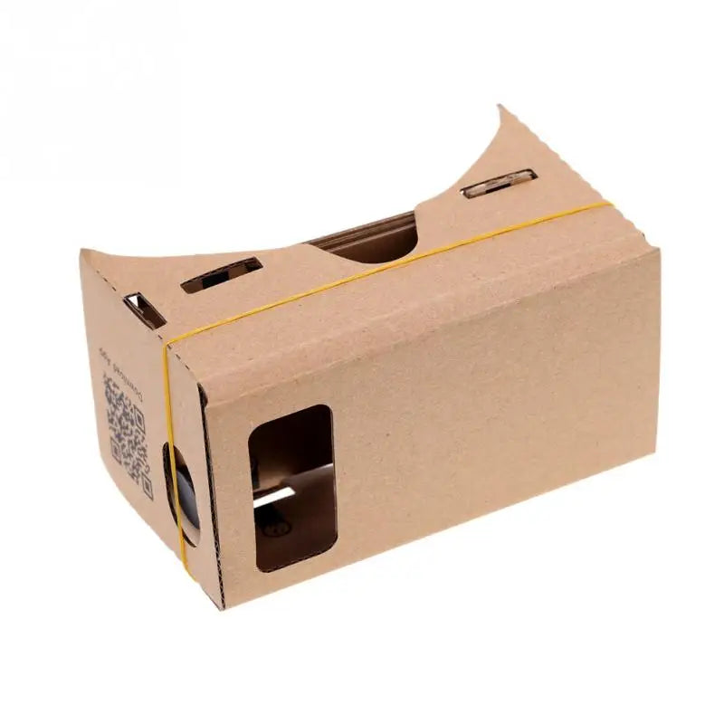 For 5.0 inch Screen Google VR 3D Glasses Brand new DIY Google Cardboard Virtual Reality VR Mobile Phone 3D Glasses VR Paper Box - Chic Cart