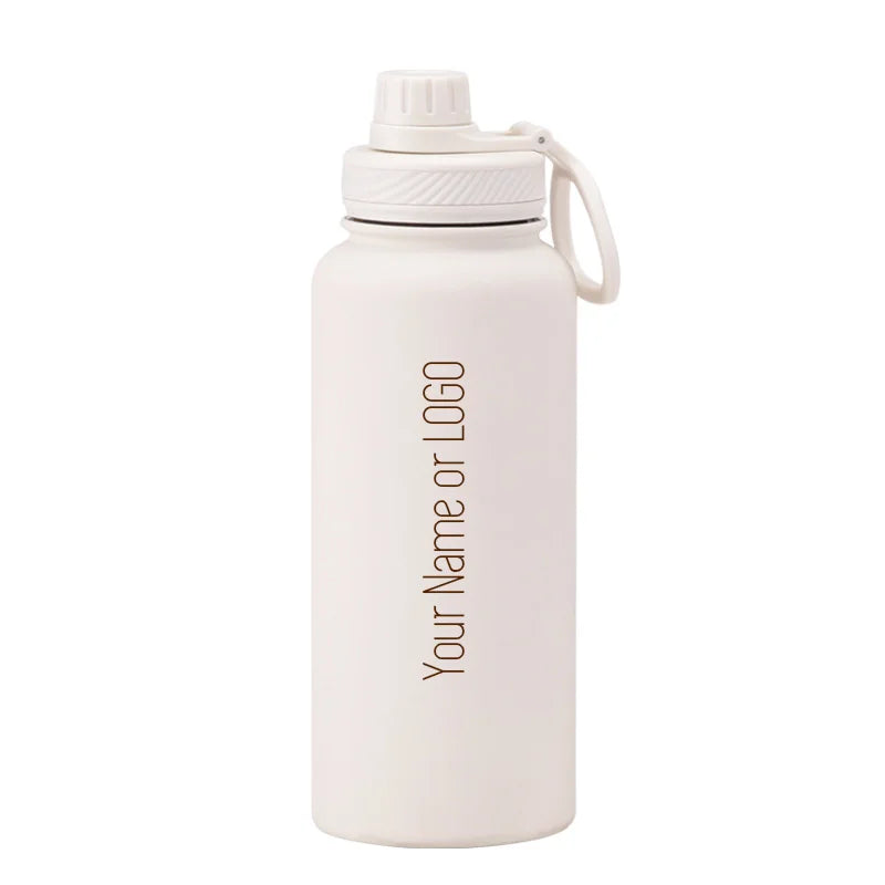 PuraCool Personalised Water Bottle | 1000ml Large Capacity Tumbler | Customised Thermal Flask | Perfect Gift - Chic Cart