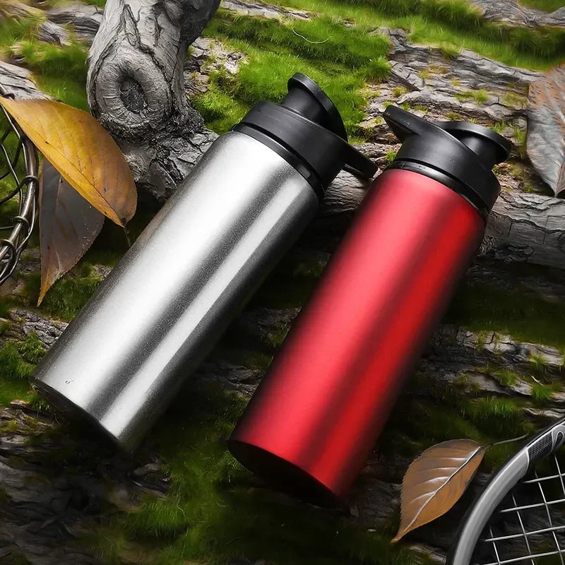 15PCS Stainless Steel Water Bottle Bicycle Riding Drinking Water Bottle Outdoor Sport Travel Mug Metal Stainless Steel Bottle - Chic Cart