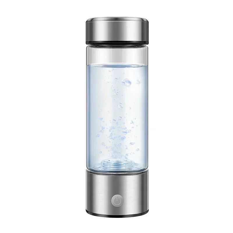 Hydrogen-rich Water Cup Portable USB Rechargeable High Borosilicate Electrolytic Hydrogen Water Bottle - Chic Cart