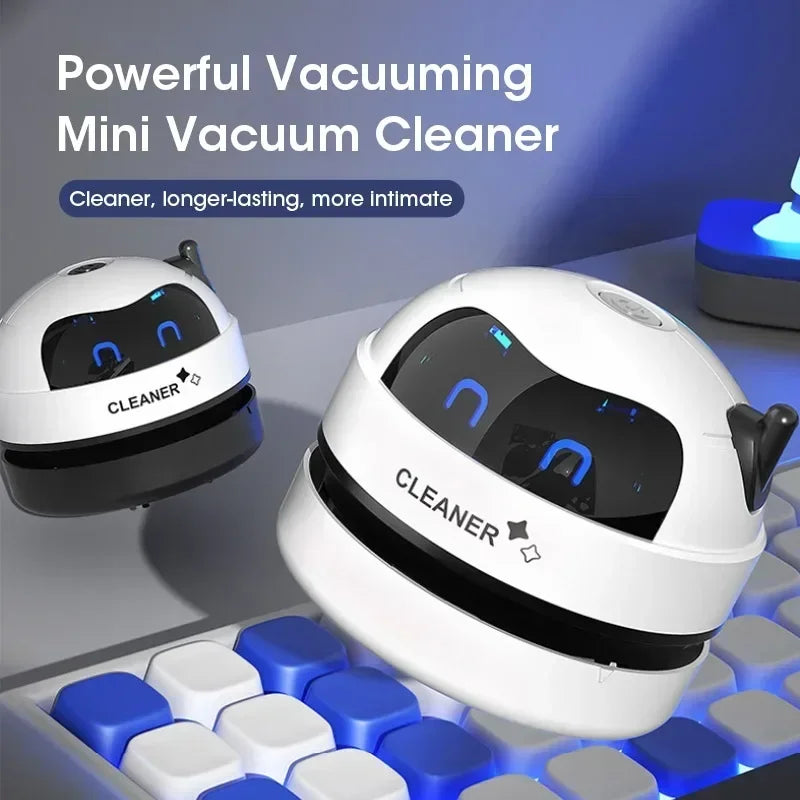 Desk Table Dust Vacuum Handheld Mini Vacuum Cleaner USB Table Sweeper Home Office Desktop Pencil Crumbs Cleaner Vacuum Cleaner - Chic Cart