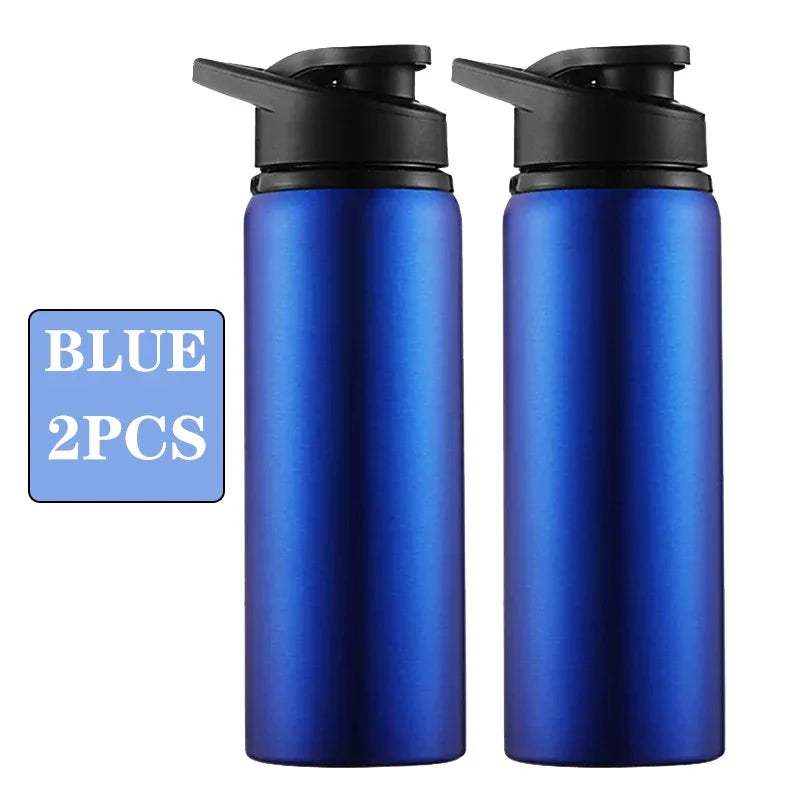 15PCS Stainless Steel Water Bottle Bicycle Riding Drinking Water Bottle Outdoor Sport Travel Mug Metal Stainless Steel Bottle - Chic Cart