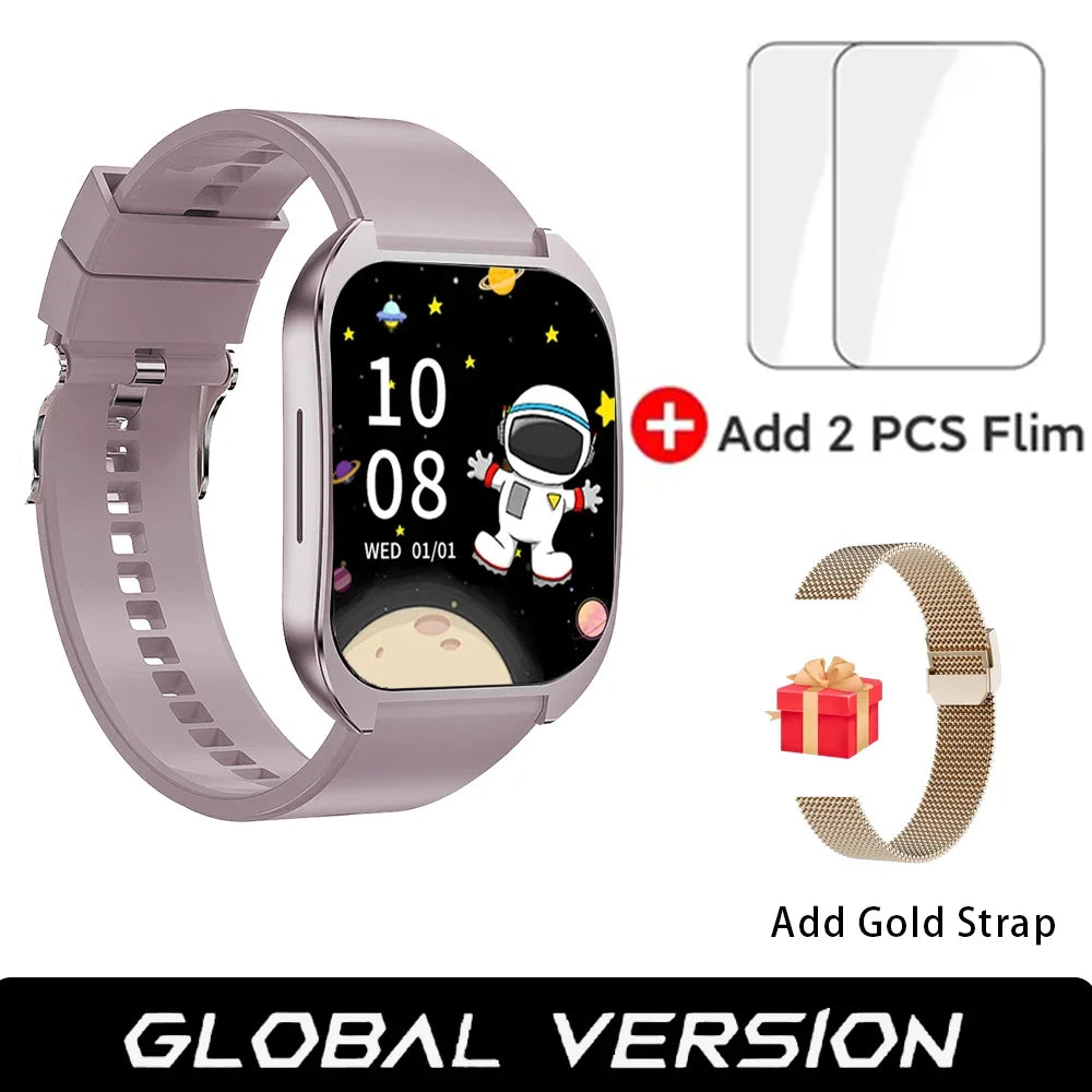 Zordai For Opppo Smartwatch OD7 3D Curved Screen Bluetooth Call Sports Watch Men Women Wrist Watches IP68 Waterproof Smart Watch - Chic Cart