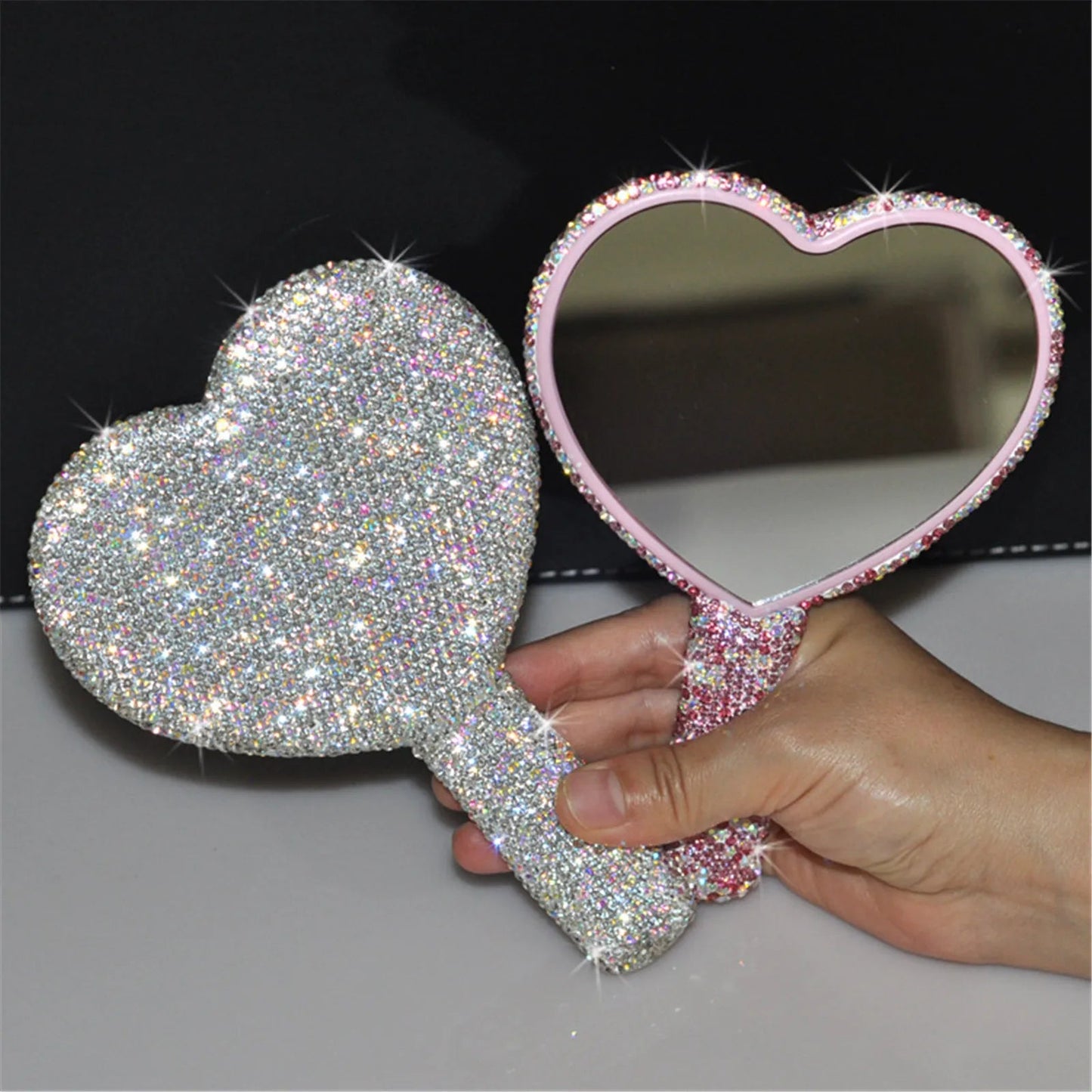 Luxury Diamond Hand Mirror Love Heart Mirror Female Handle Makeup Cosmetic Beauty Tools Handheld Vanity Make Up Mirror for Girls Chic Cart Online Shopping Affordable Prices Gaming Monitors Australia Graphic Cards for Sale Clothing and Shoes OnlineKitchen Accessories StorePet Supplies AustraliaPhone Accessories OnlineElectric ScootersVR Headsets for GamingWatches Online StoreSecure PaymentsInternational ShippingAustralian Online StoreShop Electronics and Fashion