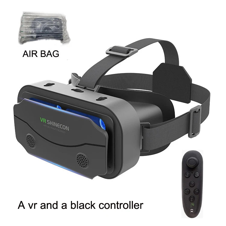 SHINECON 3D Helmet VR Glasses 3D Glasses Virtual Reality Glasses VR Headset For Google cardboard 5-7' Mobile with original box - Chic Cart