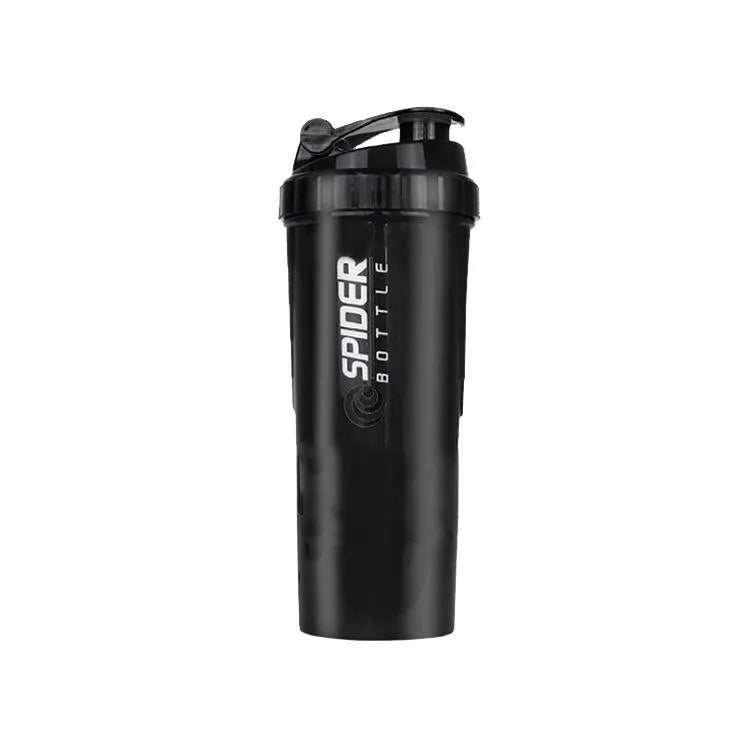 3 Layers Shaker Protein Bottle Powder Shake Cup Water Bottle Plastic Mixing Cup Body Building Exercise Bottle - Chic Cart