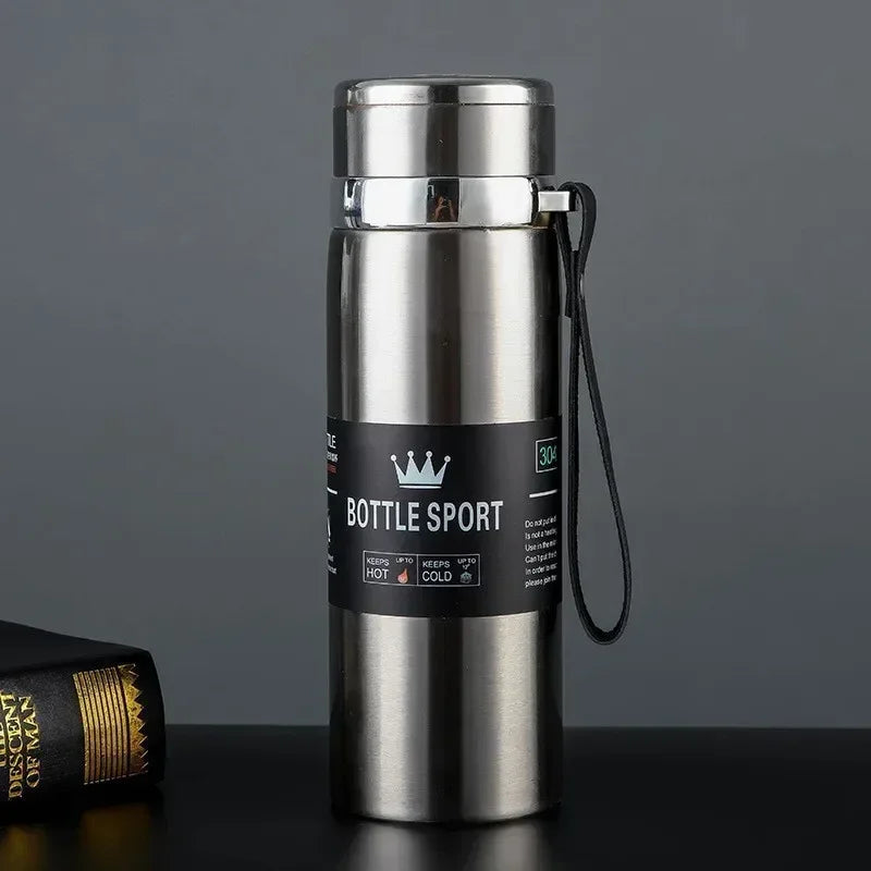 1L Thermal Water Bottle Keep Cold and Hot Thermos for Water Tea Coffee Vacuum Flasks Stainless Steel Thermos Bottle - Chic Cart