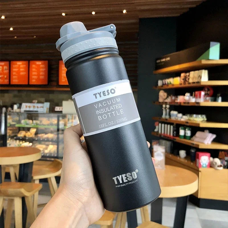 530/750ML Tyeso Thermos Bottle Stainless Steel Vacuum Flask Insulated Water Bottle Travel Cup For children Coffee Mug Termica - Chic Cart