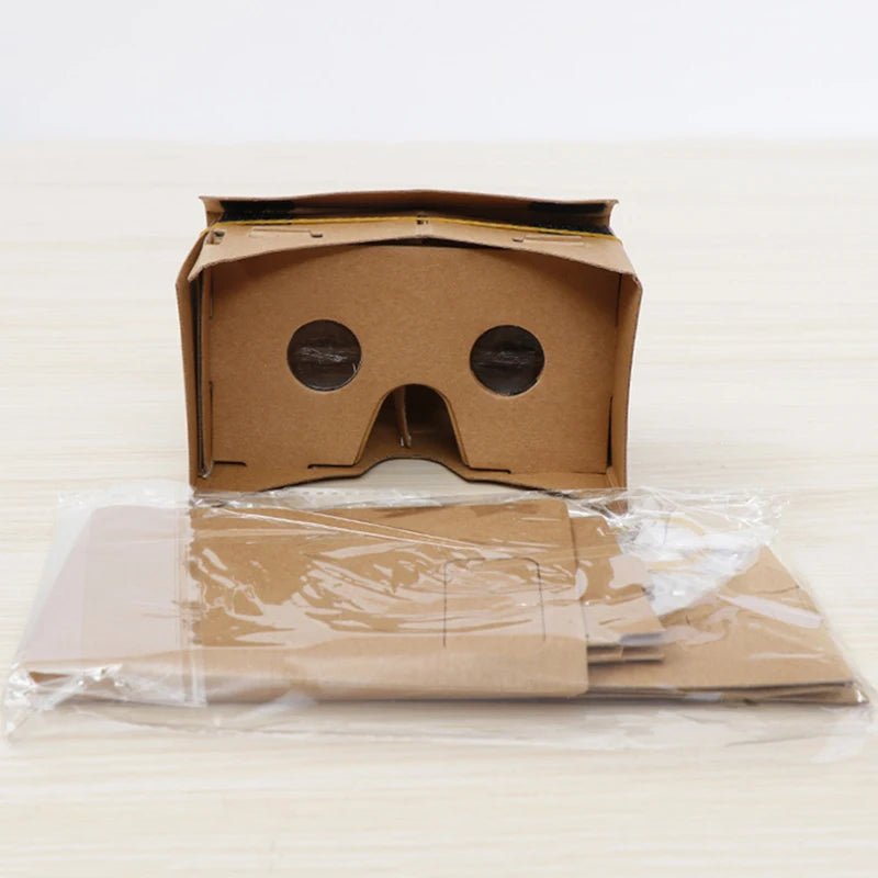 1pc Google Cardboard 3D Vr Virtual Reality Glasses For Android Or Phone NEW VR Model DIY Transform Your Device Into A Big Screen - Chic Cart