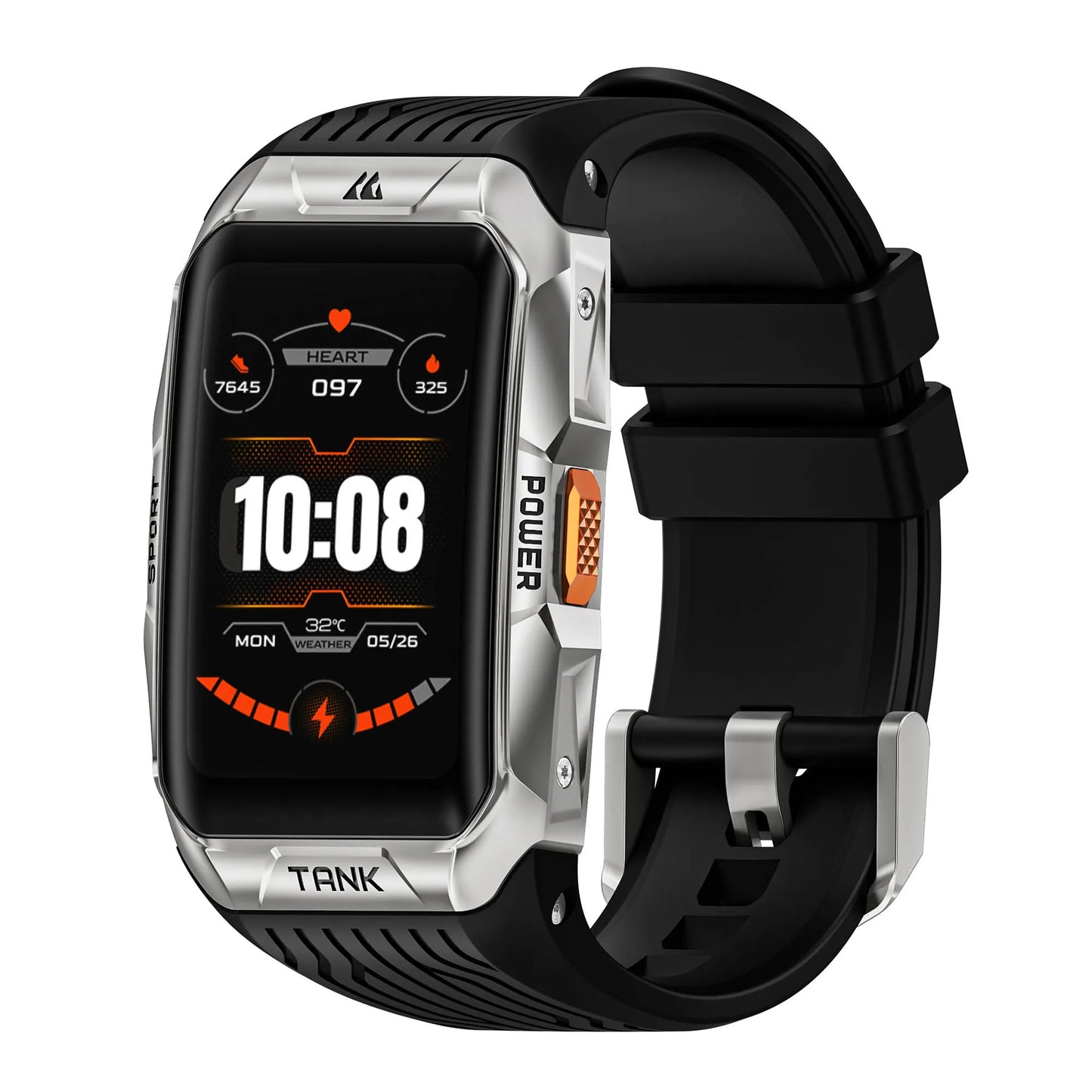 KOSPET TANK X2 Smart Watch For Men IP69K Waterproof 3D Curved Screen 1.64'' AMOLED Bluetooth Call 170 Sport Modes Smartwatch - Chic Cart