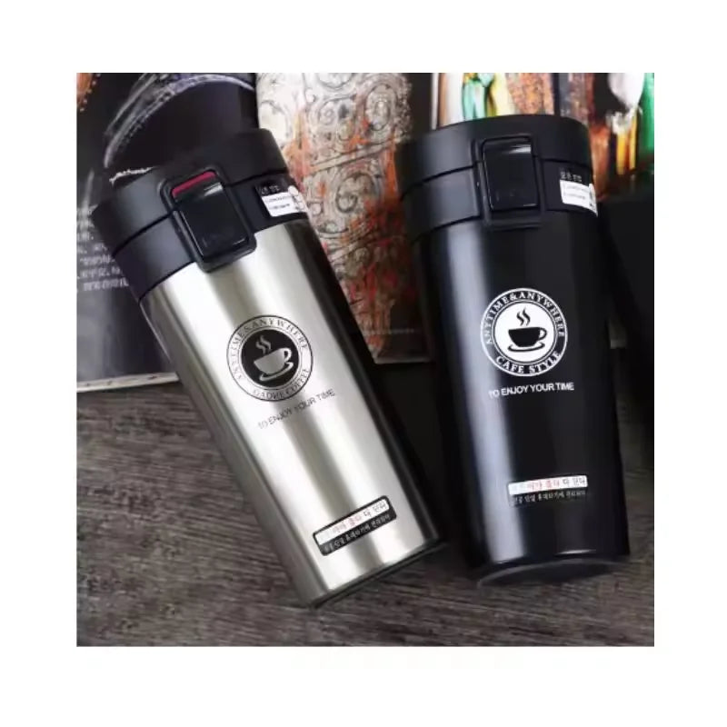 Cafe Car Thermos Mug for Tea Water Coffee Leak_Proof Travel Thermo Cup Coffee Mug 510ML Double Stainless SteelThermo ﻿ - Chic Cart