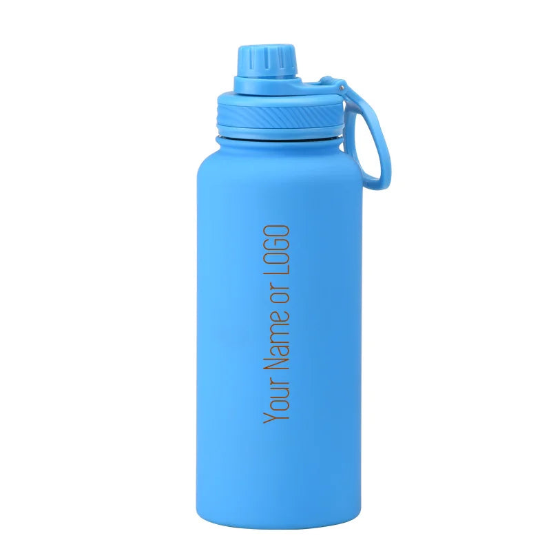 PuraCool Personalised Water Bottle | 1000ml Large Capacity Tumbler | Customised Thermal Flask | Perfect Gift - Chic Cart