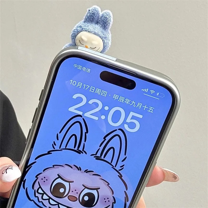 3d Cartoon Labubu Doll Foriphone 11/12/13/14/15/16 Series Phone Case All Inclusive Anti Drop Cute Fashion Phone Protection Case