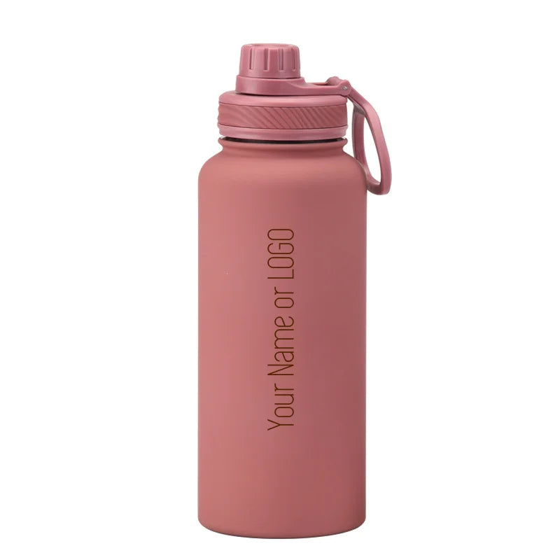 PuraCool Personalised Water Bottle | 1000ml Large Capacity Tumbler | Customised Thermal Flask | Perfect Gift - Chic Cart