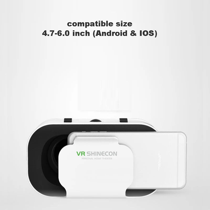 VR Shinecon Casque Headset Virtual Reality Glasses 3D Helmet 3 D For iPhone Android Smart Phone Smartphone Goggles Viar Mobile - Chic Cart