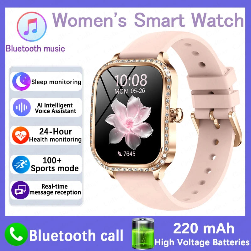 New For HUAWEI FIT3 Smart Watch Women 1.75" HD Display Heart Rate Sport Fitness IP68 Waterproof BT Call Smartwatch For Lady Gift - Chic Cart