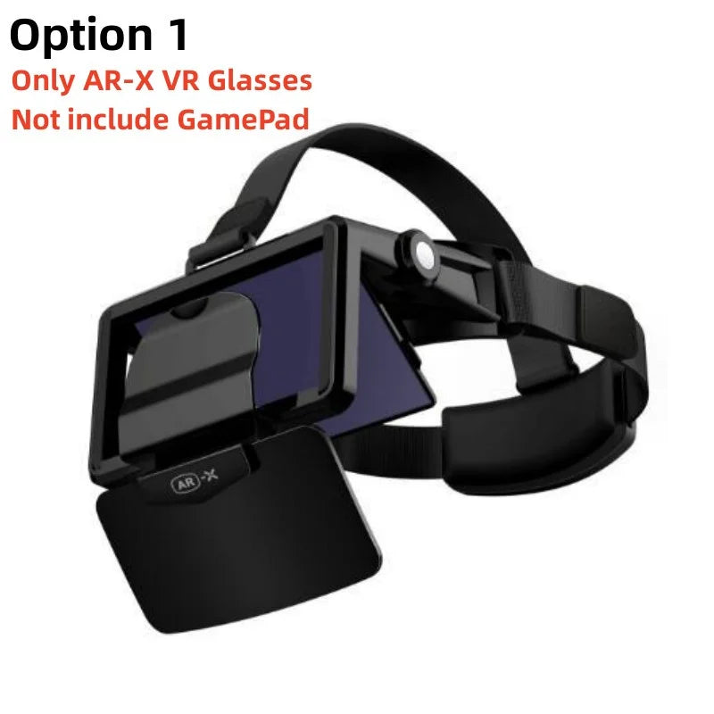 AR-X VR Glasses Virtual Reality 3D Glasses HD IMAX Game Cardboard VR Headset For 4.7-6.3" Smartphone Foldable Enhanced VR Helmet - Chic Cart