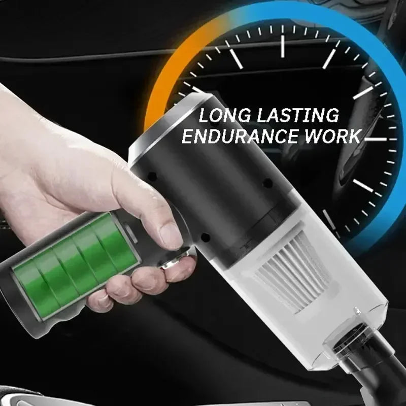 Combination Vacuum Cleaner USB Charging Car Household Vacuum Cleaner Small Car with Fully Automatic High Power Powerful Cleaning - Chic Cart