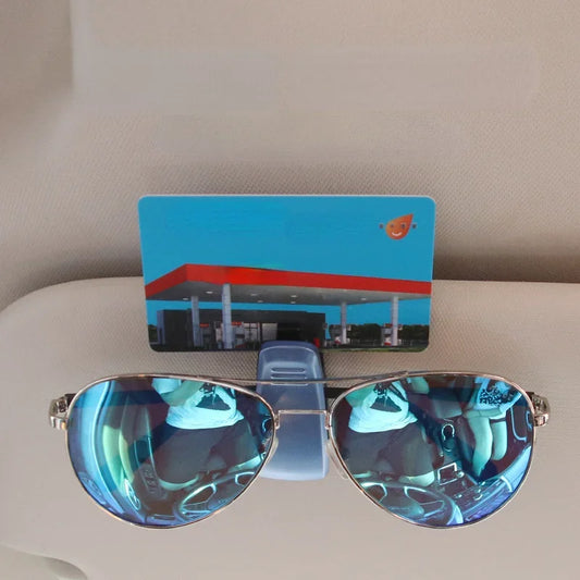 Car Sun Visor Glasses Clip Multifunctional Sunglasses Business Cards Tickets Holder Eyeglasses Mount Box Car Accessories