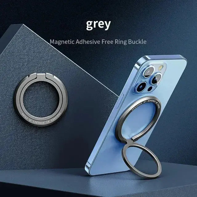 Portable Magnetic Phone Ring Holder Grip Stand 360 Rotating Phone Holder Car Mount Phone Bracket for Phone Accessories - Chic Cart 