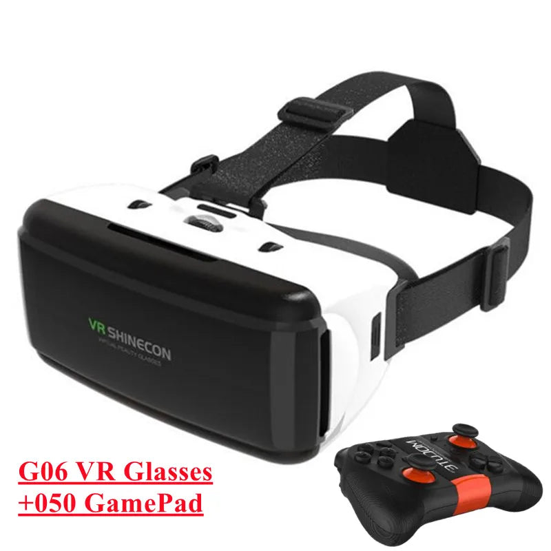 Original VR Virtual Reality VR Glasses Vrgame Google Cardboard Box Headset Helmet Watch 3D Videos for Smartphone,Wireless Rocker - Chic Cart