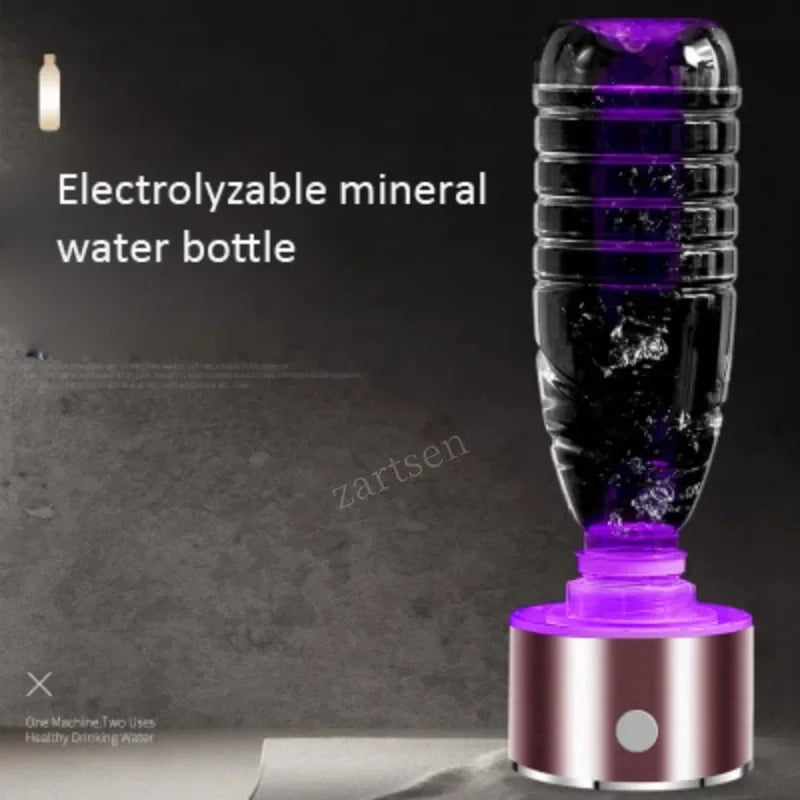 SPE/PEM Portable Hydrogen Generator Water Filter Ionizer Pure H2 Rich Hydrogen alkaline Bottle Electrolysis Drink Hydrogen - Chic Cart