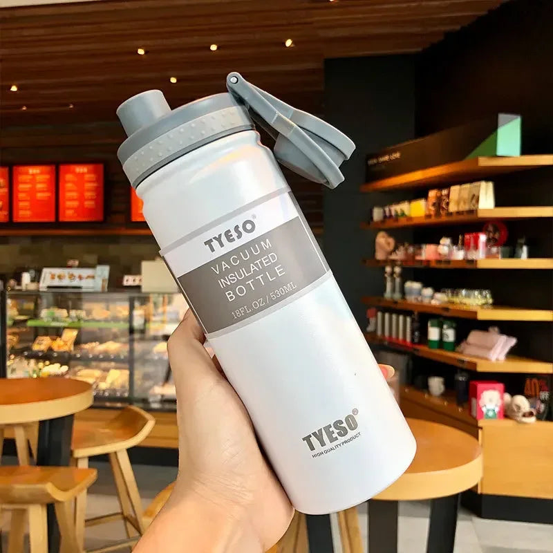 530/750ML Tyeso Thermos Bottle Stainless Steel Vacuum Flask Insulated Water Bottle Travel Cup For children Coffee Mug Termica - Chic Cart