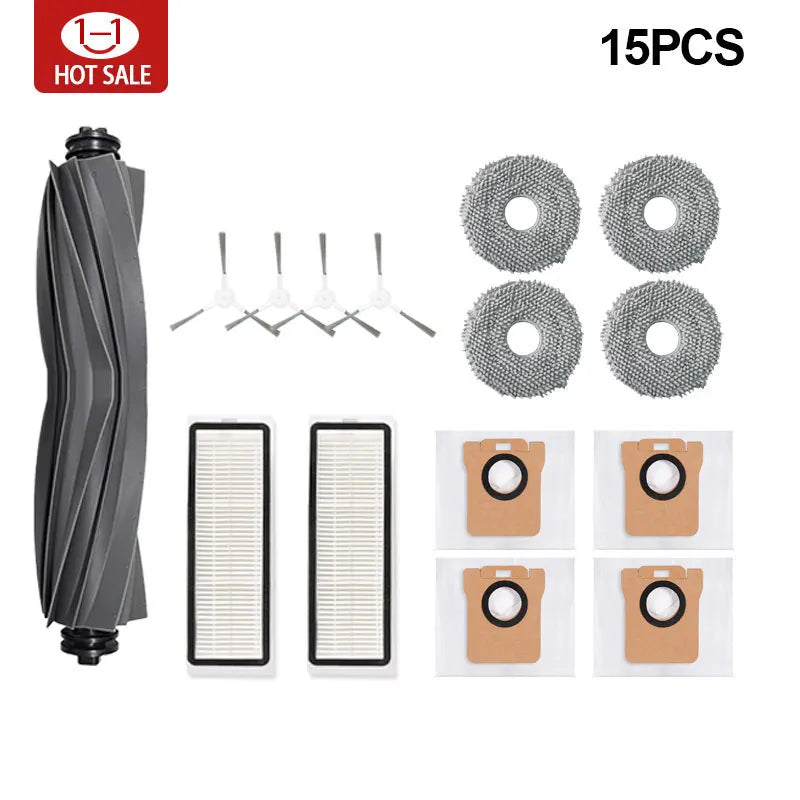 For Xiaomi Robot Vacuum X20 + / X20 Plus Dust Bag Mop Cloth Accessories Main Side Brush Hepa Filter Replacement Parts - Chic Cart