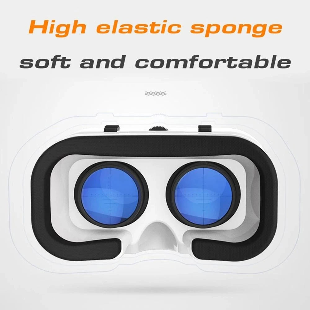 Shinecon Viar Virtual Reality VR Glasses Headset 3D Device Helmet Goggles Lenses For Smartphone Smart Phone With Game Controller - Chic Cart