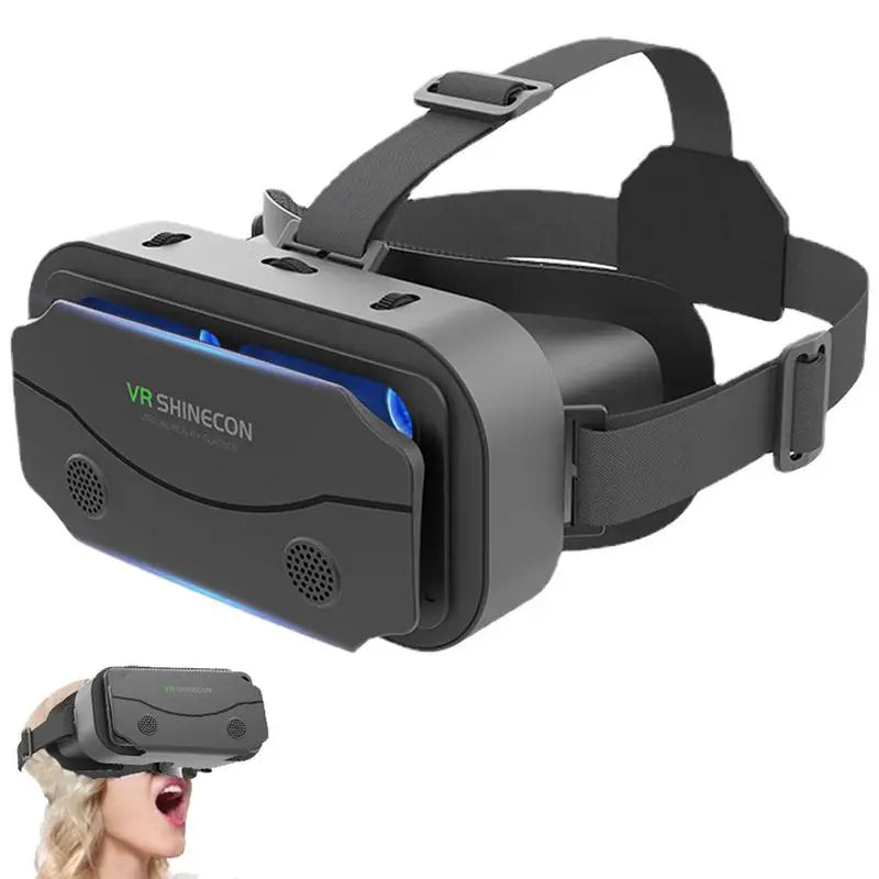 SHINECON 3D Helmet VR Glasses 3D Glasses Virtual Reality Glasses VR Headset For Google cardboard - Chic Cart