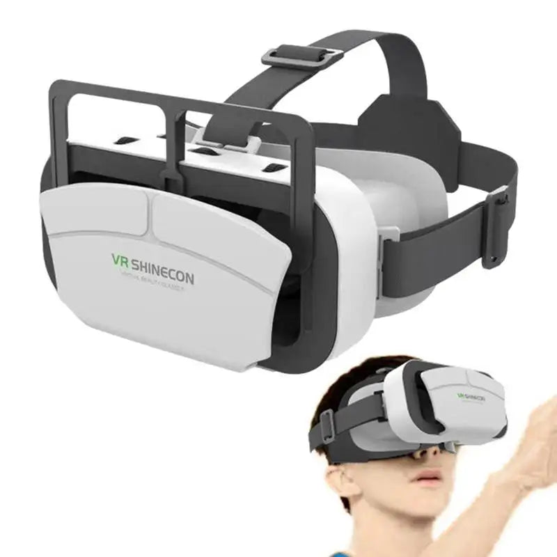 VR Virtual Reality 3D Glasses Box Stereo VR Comfortable Headset Helmet For 4.5-7.0 Inch Screen Smartphone For Watching Movies - Chic Cart