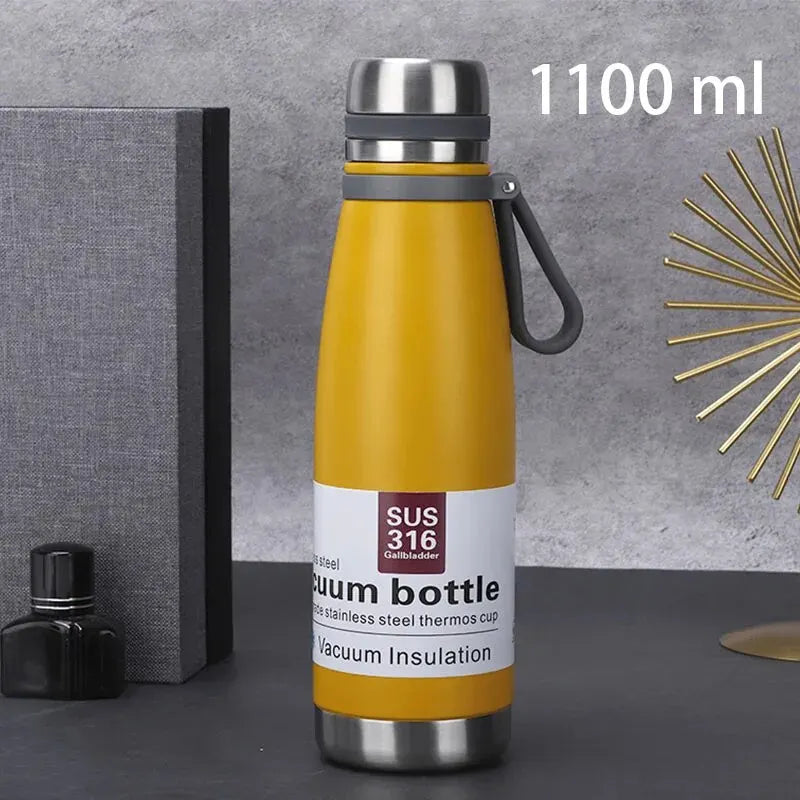 Stainless Steel Thermos Bottle Vacuum Large Capacity Flasks Water Bottle Insulated Water Outdoor Travel Bottle Cup Keeping Warm - Chic Cart