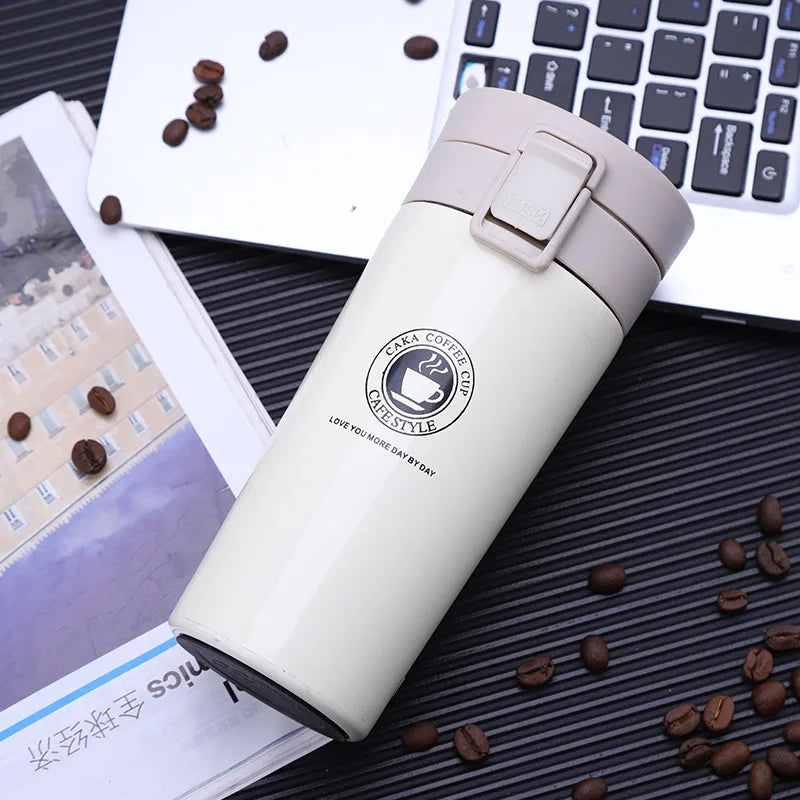 Thermal Mug Double Wall 304 Stainless Steel Coffee Cup Vacuum Flask Thermos Water Bottle Tea Coffee Leak-proof Thermos Mug - Chic Cart