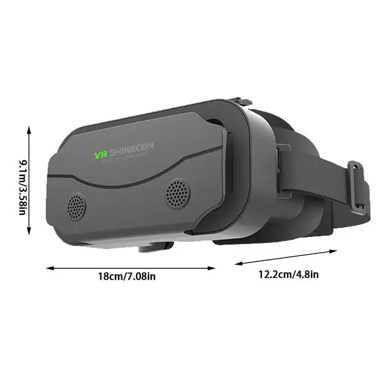 SHINECON 3D Helmet VR Glasses 3D Glasses Virtual Reality Glasses VR Headset For Google cardboard - Chic Cart