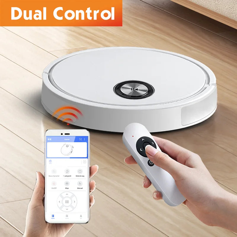 APP/Remote Control High Suction Anti-fall Vacuum Cleaner With Water Tank Wet And Dry USB Charging Intelligent Sweeping Robot - Chic Cart