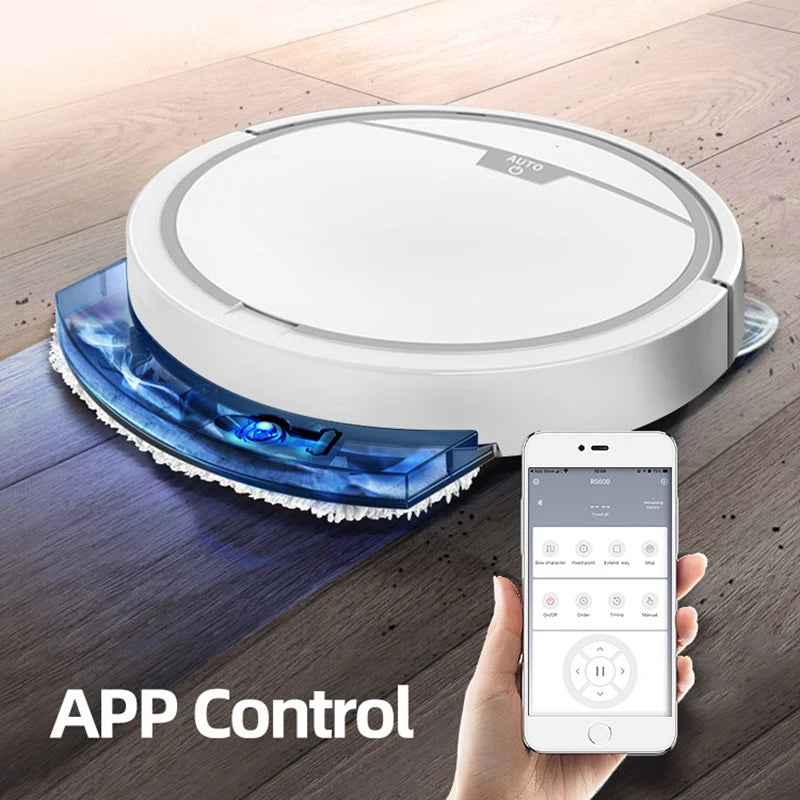 APP/Remote Control High Suction Anti-fall Vacuum Cleaner With Water Tank Wet And Dry USB Charging Intelligent Sweeping Robot - Chic Cart