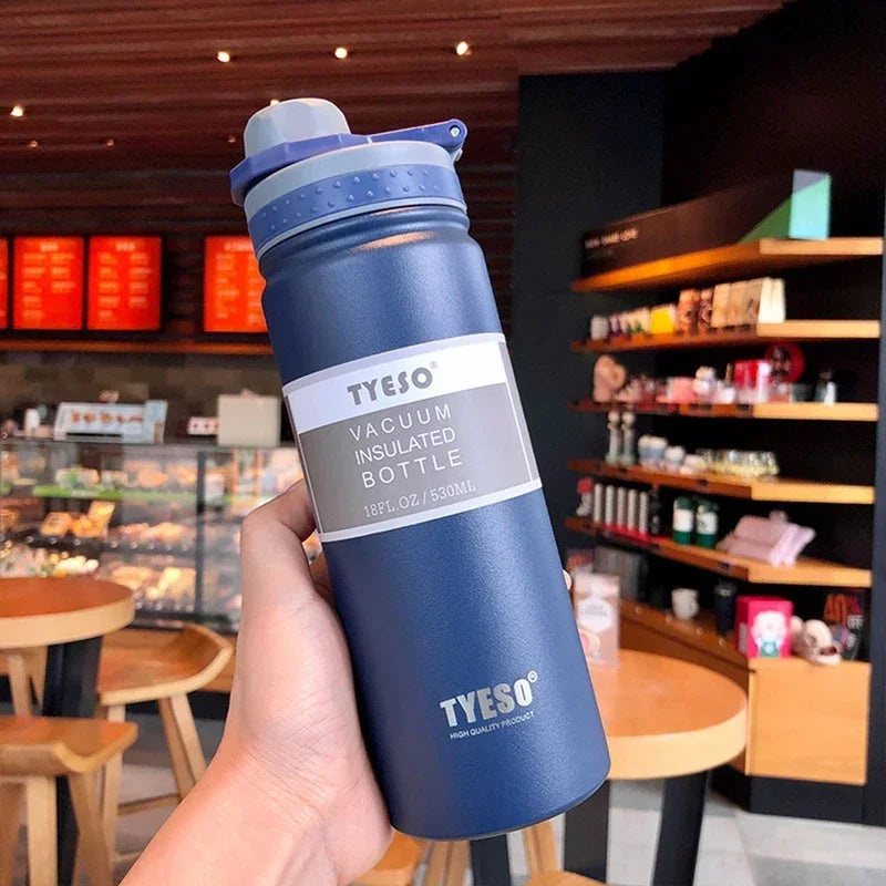 530/750ML Tyeso Thermos Bottle Stainless Steel Vacuum Flask Insulated Water Bottle Travel Cup For children Coffee Mug Termica - Chic Cart