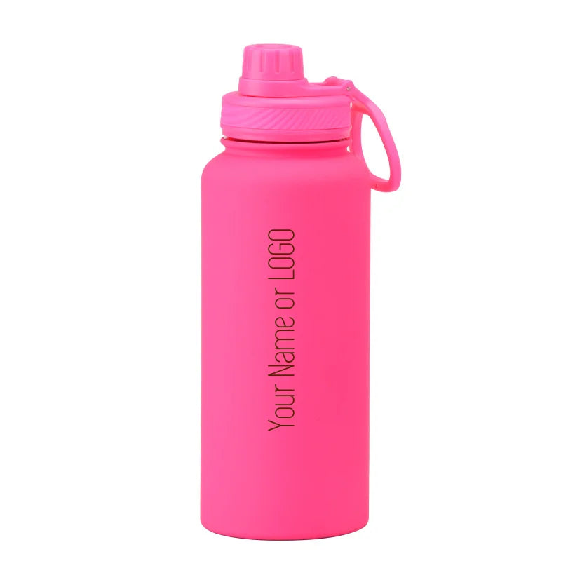 PuraCool Personalised Water Bottle | 1000ml Large Capacity Tumbler | Customised Thermal Flask | Perfect Gift - Chic Cart