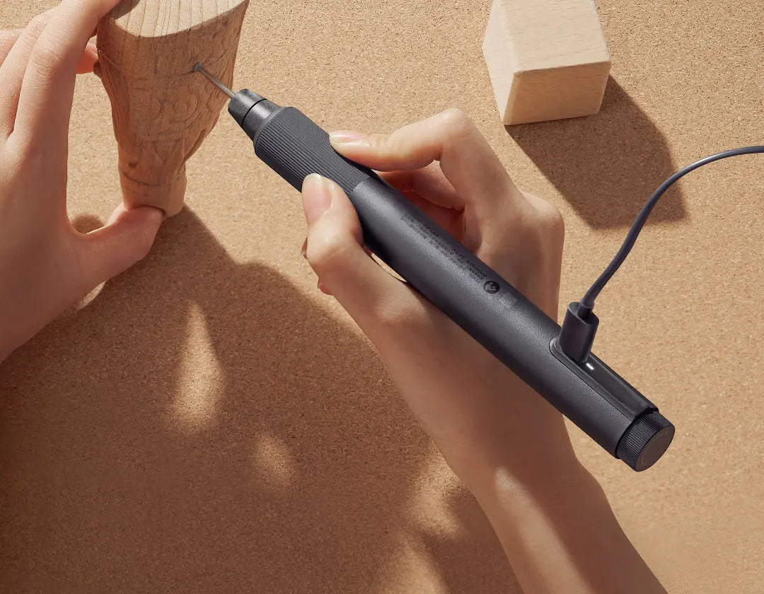 XIAOMI MIJIA Mini Drill Handheld Electric Engraving Pen Rotary Carving Tool Kit for Polishing Grinding Machine 2cm Slim 22000r/m